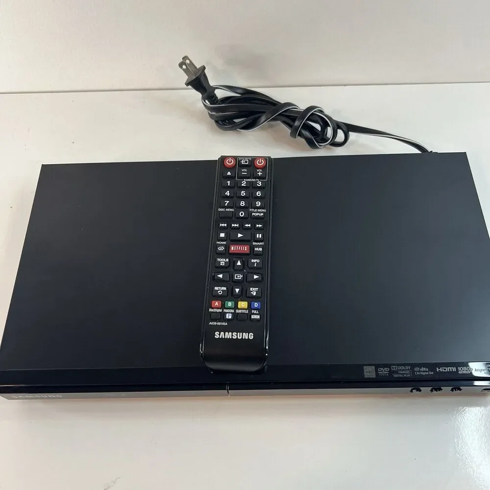 Samsung BD-EM57C Blu-Ray Player Tested And Working With Remote READ